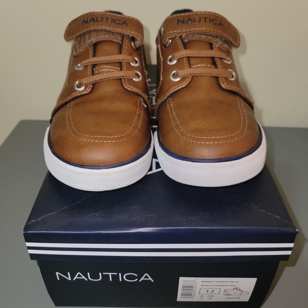 Nautica Kids Brown Sneakers. Used but in  good condition.